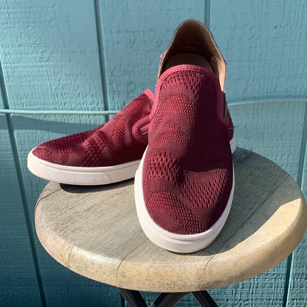OluKai red ginger sneaker slip on
